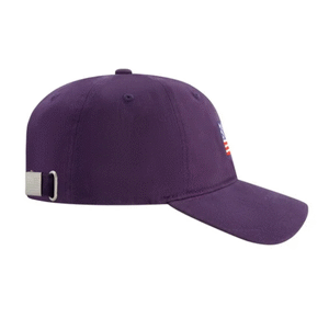 U.S. Polo Assn. American Flag Logo Dad Hat, Cotton Washed Twill Adjustable Baseball Cap with Curved Brim, Blue, One Size - Image 4