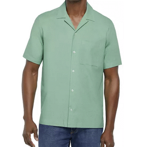 Gap Men's Short Sleeve Button-Up Linen Shirt - Image 1