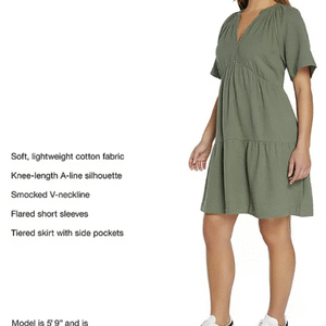 Gap Women's Gauze Tiered Dress - Image 4