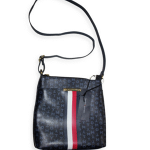 Tommy Hilfiger Black and Red Crossbody Bag - Image 1