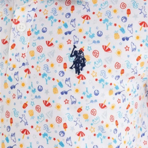 U.S. Polo Assn. Boys Printed Jersey Polo Shirt, Sizes 4-18 - Image 3