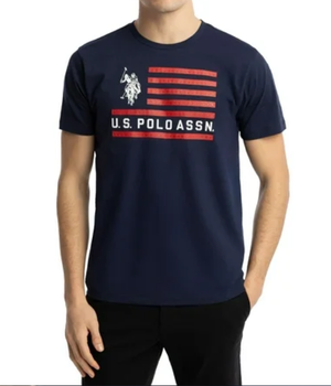U.S. Polo Assn. Men's Graphic Navy Printed