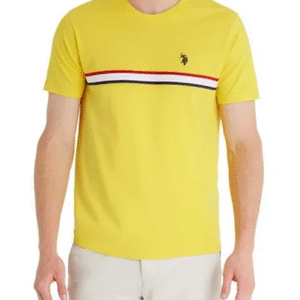 U.S. Polo Assn. Men's Graphic T-Shirt - Yellow - Image 1
