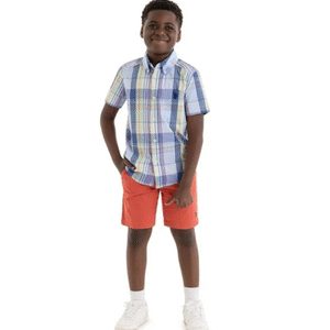 U.S. Polo Assn. Short Sleeve Button-Up Shirt for Boys - Image 2