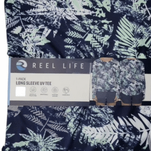 Reel Life Long Sleeve UV Tee Blue - Image 3