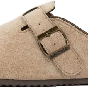 Nautica Women Mens Suede Footbed Buckle Sandals - Image 3