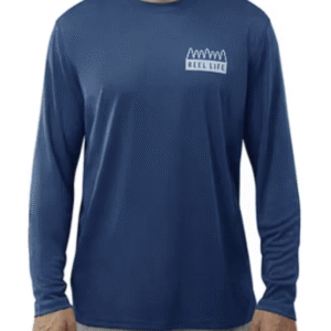 Reel Life Long Sleeve UV Tee Blue - Image 1